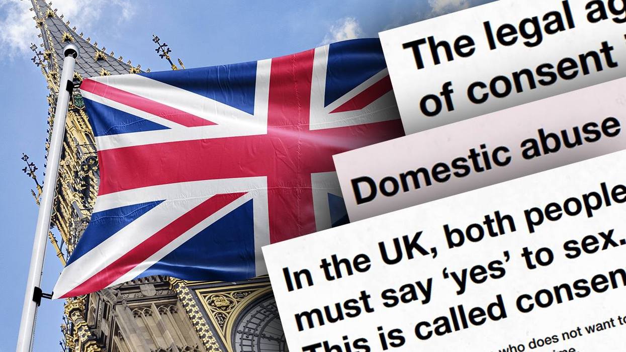 UK's Home Office releases literature explaining to migrants sexual assault is bad, child abuse is illegal (they might not know)