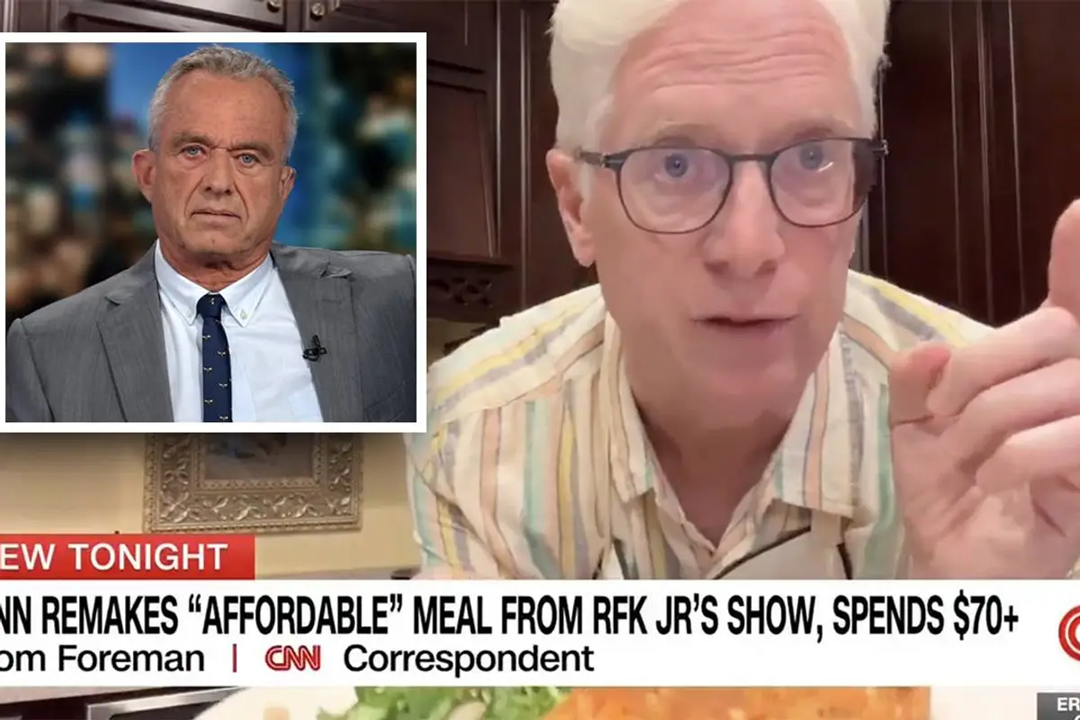 CNN sheds what's left of its dignity "fact" checking RFK Jr's cooking show, and he's NOT amused