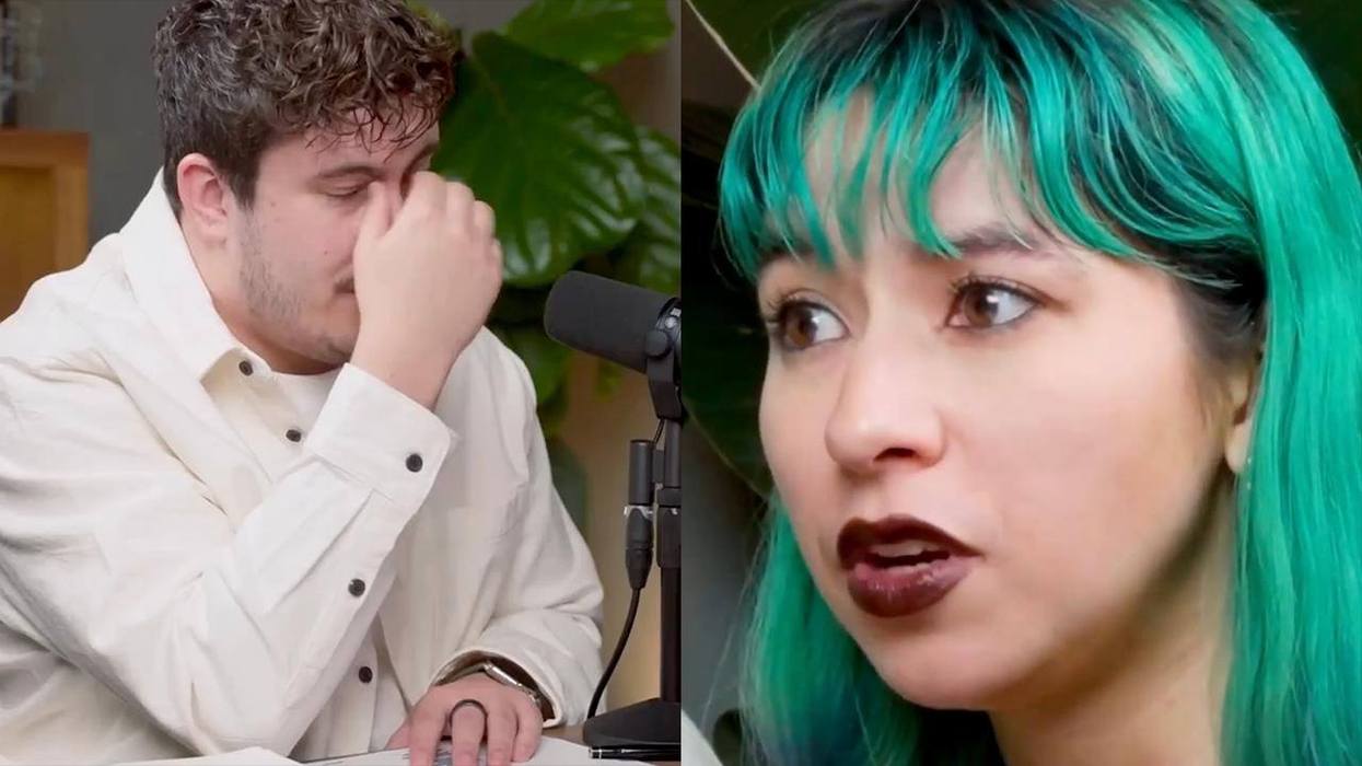 Caleb Hammer tries explaining to feminist why she should be more patriotic, even though she contributes NOTHING to society