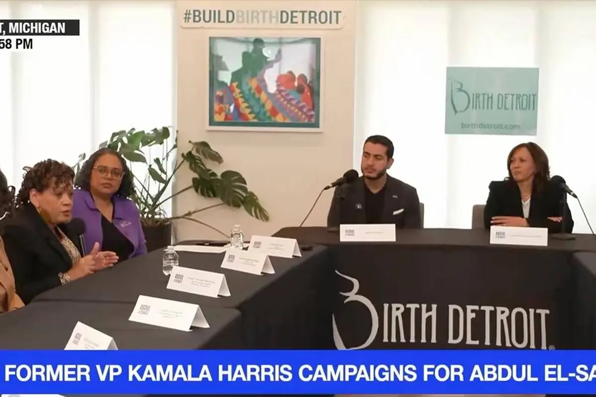 Black "birthing people” makes its Woke 1 return to today’s Kamala Harris/El-Sayed meeting