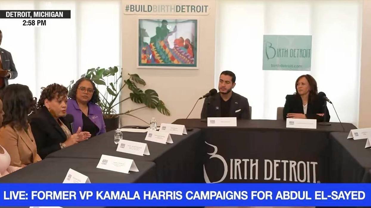 Black "birthing people” makes its Woke 1 return to today’s Kamala Harris/El-Sayed meeting
