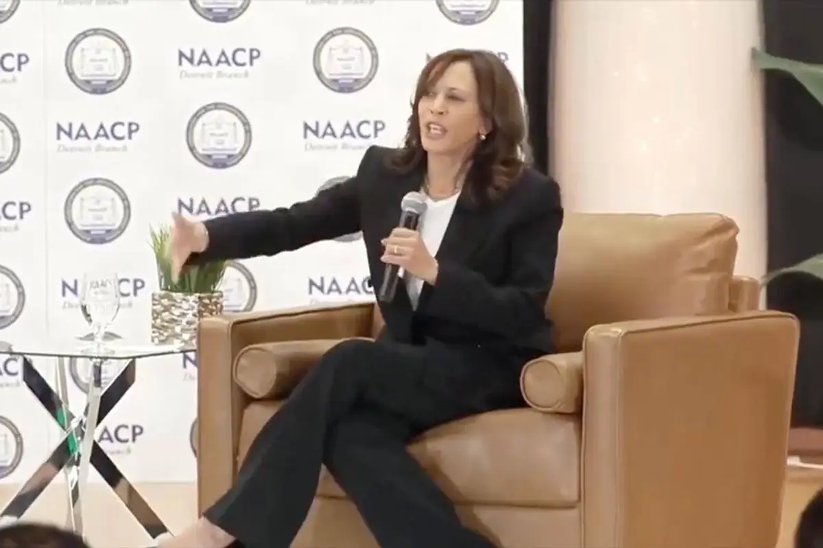 Kamala Harris claims removing non-citizens from voter rolls is "cheating," doesn't realize what she admitted out loud