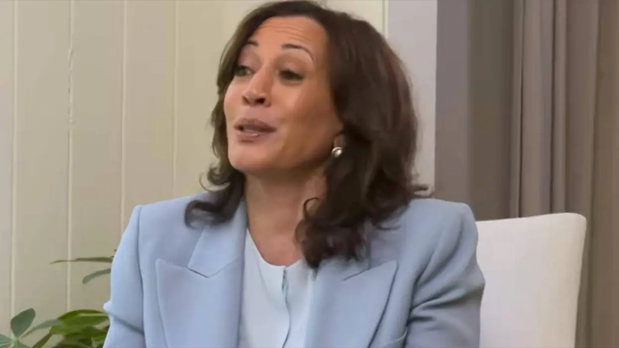 Kamala Harris attempts to explain what an algorithm is with flower metaphor, and as derpy as you think this will be...more