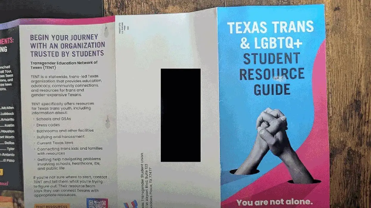 Texas families ALL got sent a "trans resource guide," and it may be a brilliant troll job