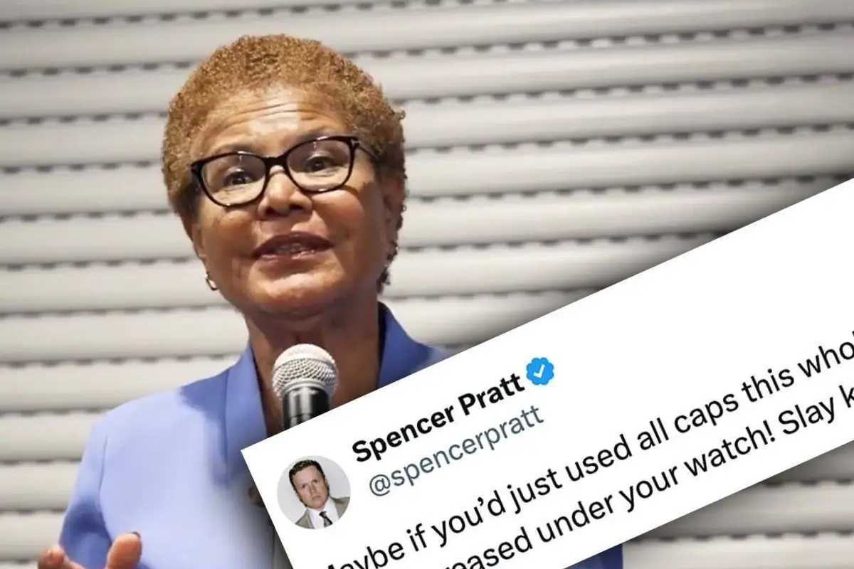 LA Mayor goes ALL CAPS to claim she is frustrated with homelessness, and BLASTED by Spencer Pratt