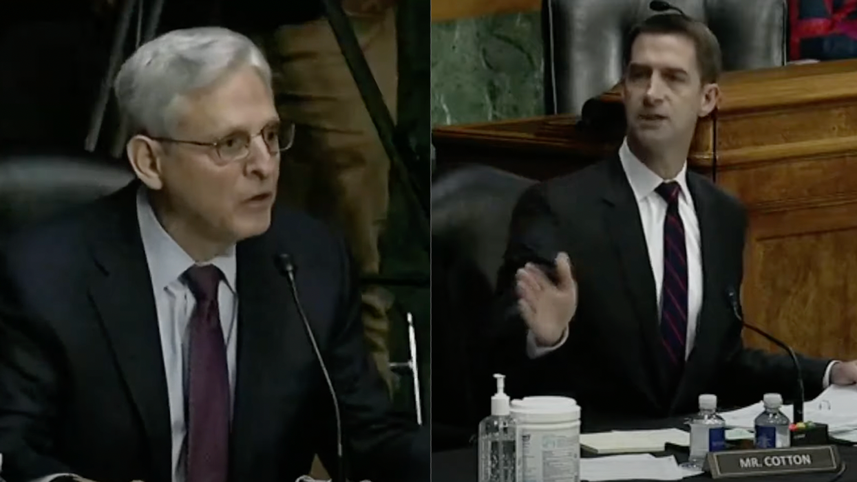 'Thank God You Are Not on the Supreme Court': Sen. Tom Cotton Disembowels AG Merrick Garland