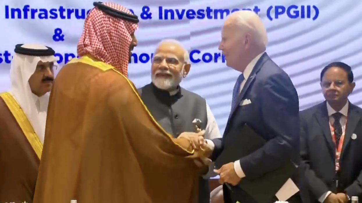Biden's latest derptastic appearance on the world stage: Yucking it up with Mohammed bin Salman after forgetting his name