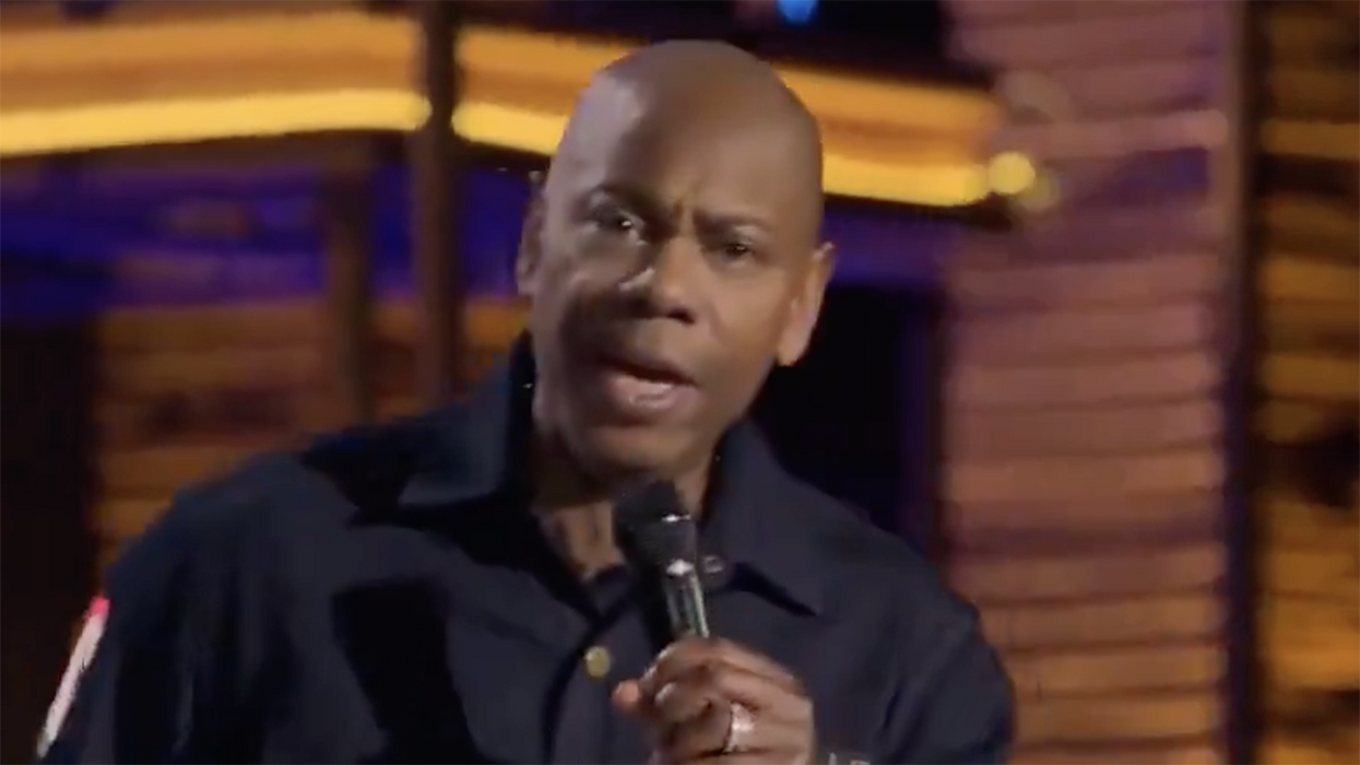 Dave Chappelle drops brilliant trans joke on new Netflix special "The Dreamer," but the handicapped get it worse