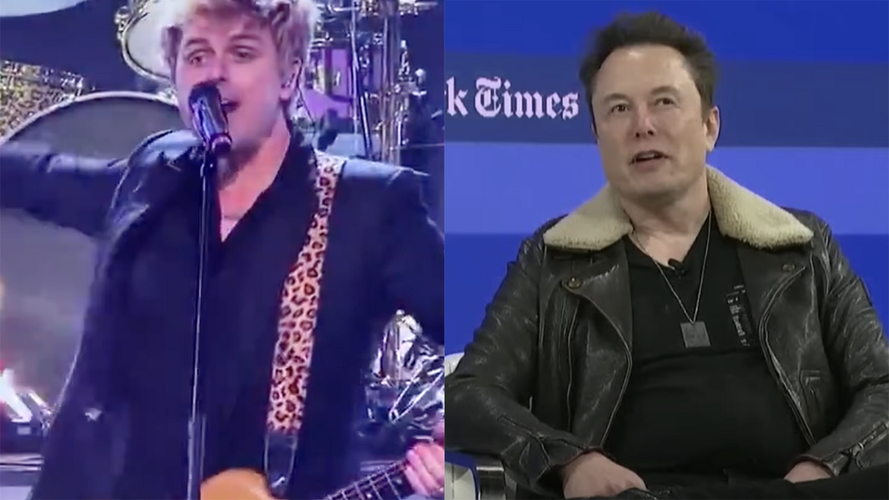 Elon Musk ROASTS Green Day's embarrassing anti-MAGA pandering with "American Idiot" performance