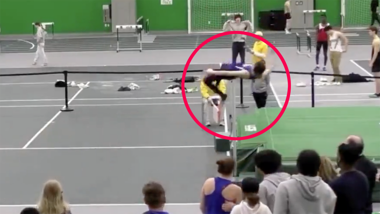 Watch: High school sophomore shatters state's high jump record. Of course, she's a dude...