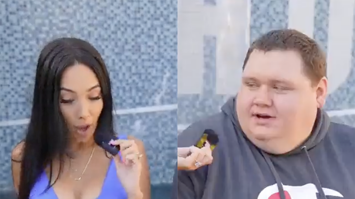 Influencer expects fat dude to simp for her, gets hilariously put in her place: "Maybe eat a burger and not be anorexic"
