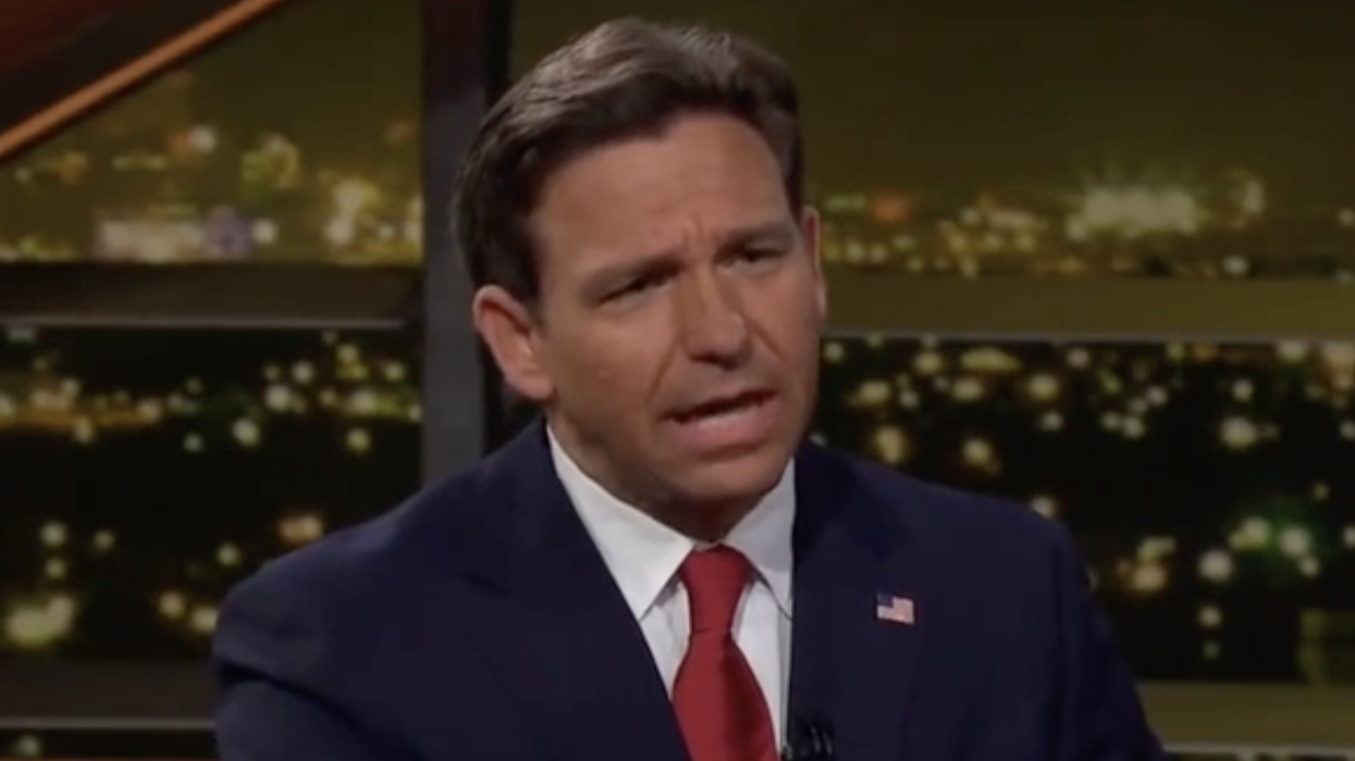 Watch: Liberal audience roars as Ron DeSantis reminds Bill Maher about his election-denying "Hollywood friends" in 2016