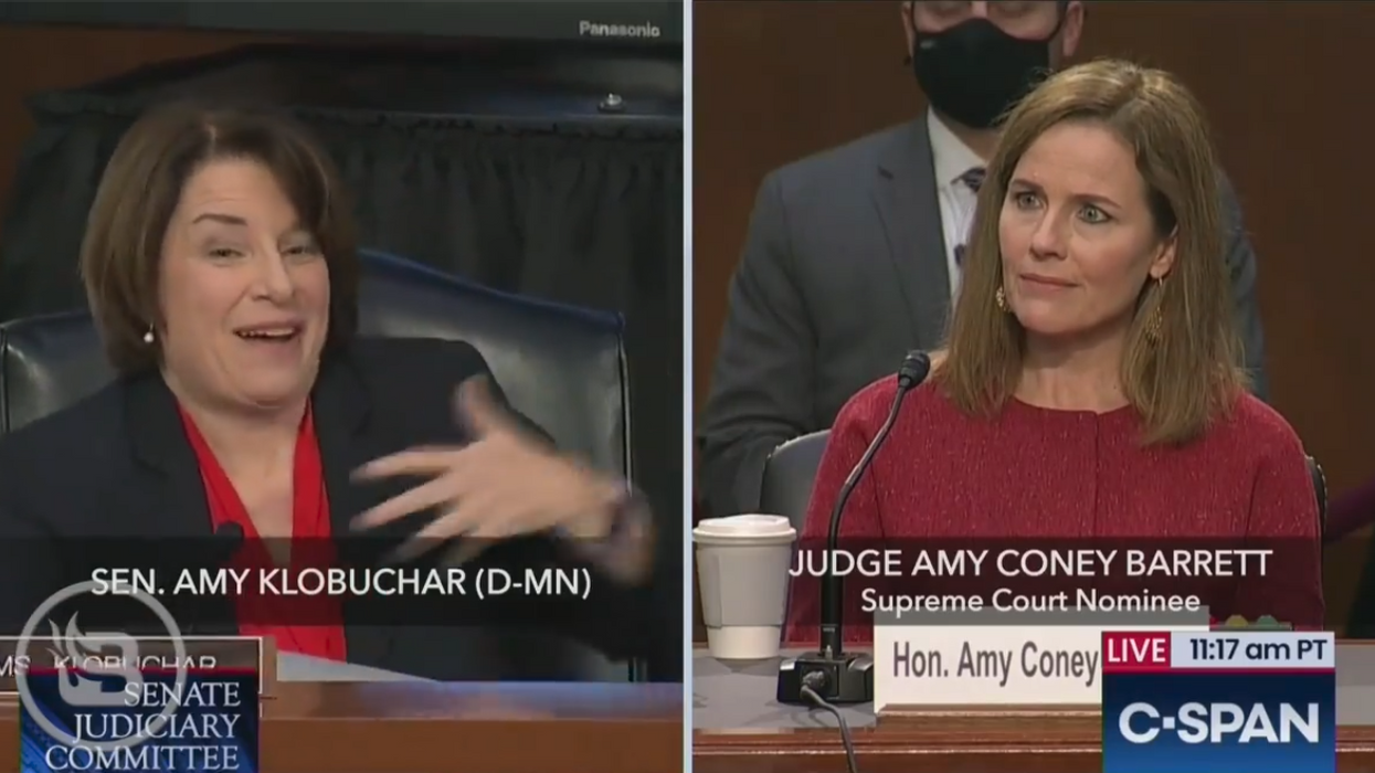 Klobuchar Challenges Judge Barrett on Roe v. Wade. My What a Face Plant.