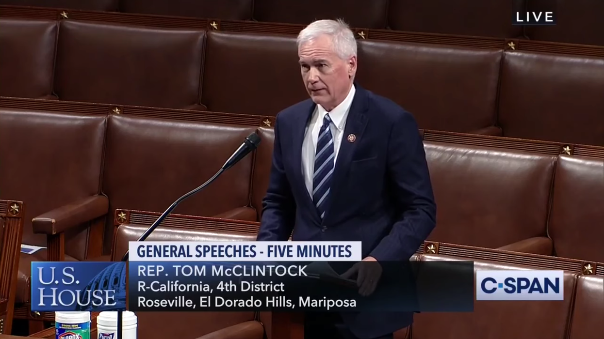 Rep. Tom McClintock (CA) Absolutely Unloads on COVID Shutdown, Gov. Newsom