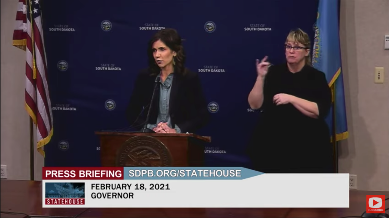 Gov. Kristi Noem Just Dumped All Over (Double) Mask Mandates