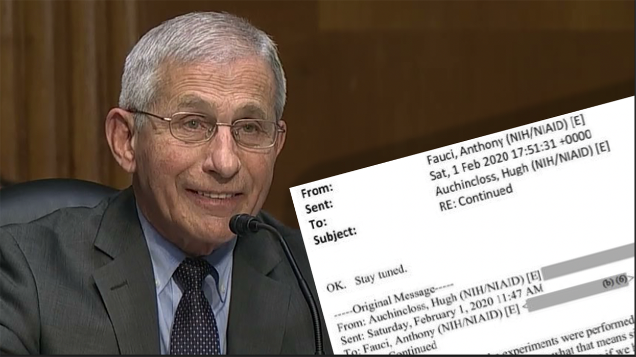 Five #FauciEmails Exposing Truth on Masks, Lab Leaks, and Trump Being RIGHT