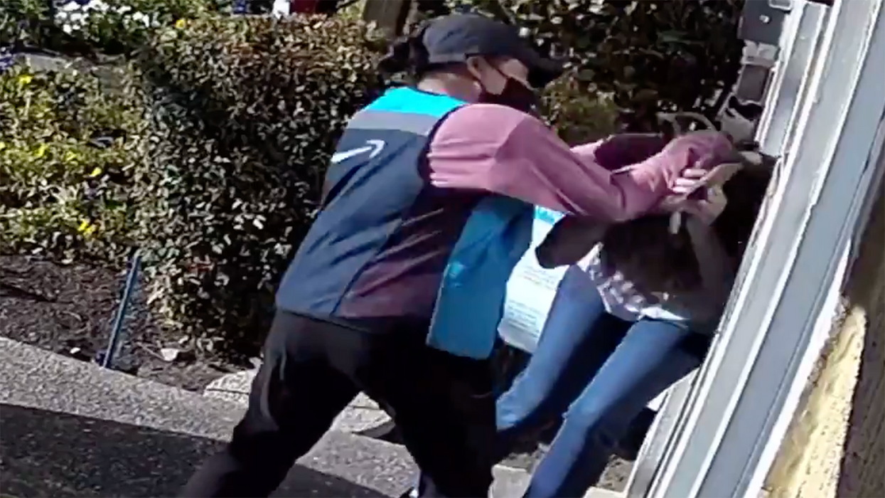 Amazon Driver Assaults Elderly Woman, Screams About Her 'White Privilege'