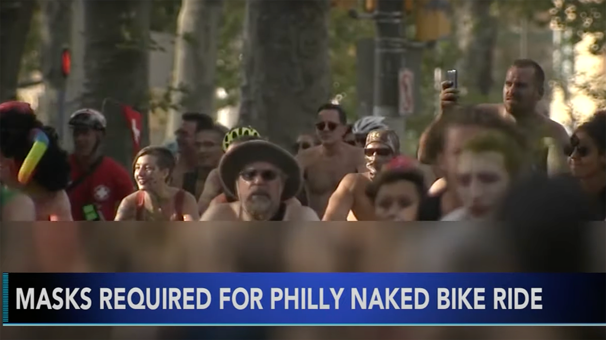 Naked Bike Ride Says Take Off All Your Clothes in Public ... Except Your Mask