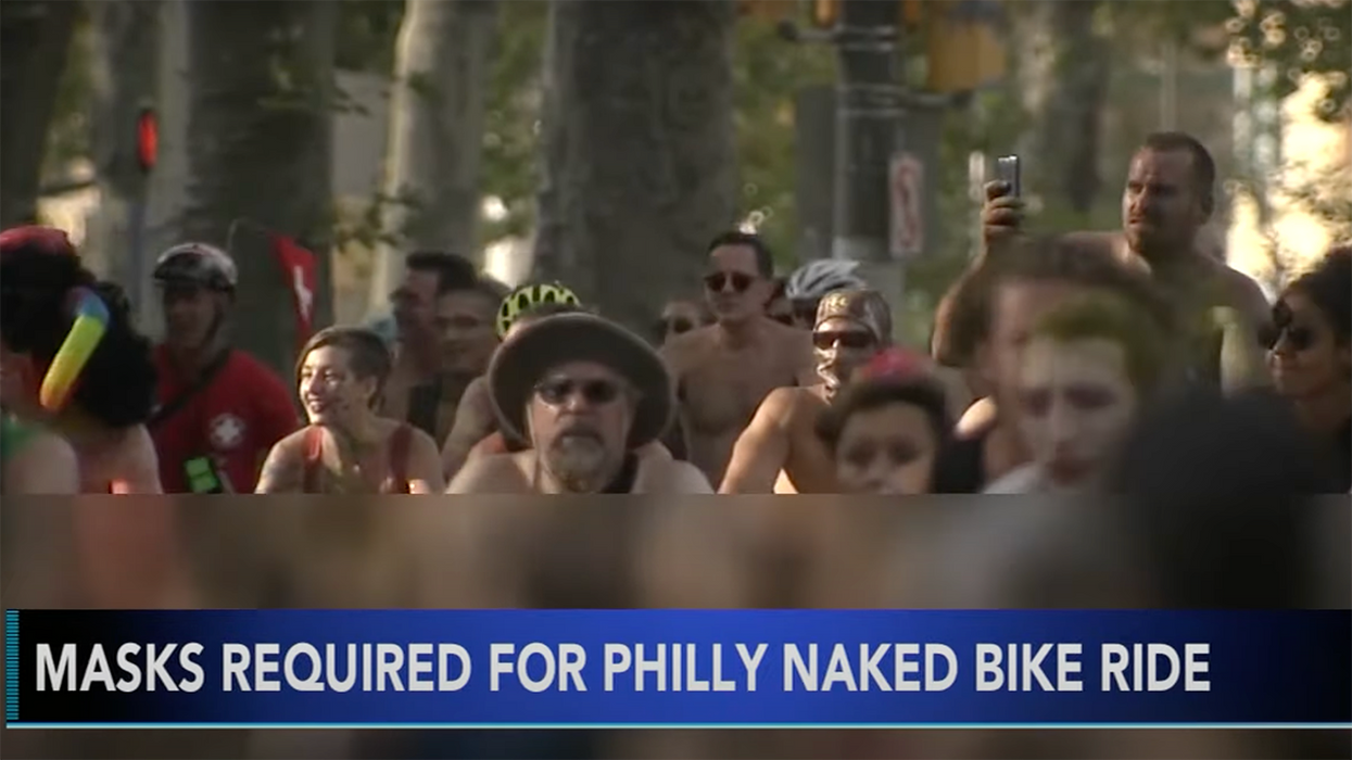 Naked Bike Ride Says Take Off All Your Clothes in Public ... Except Your Mask