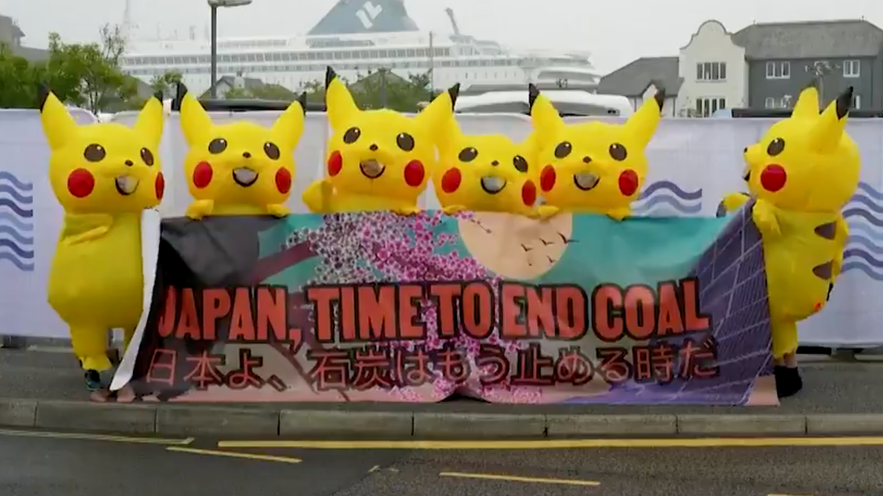 Enjoy This Pikachu Army Protesting Coal Because Liberals are Super Serious About Our Climate