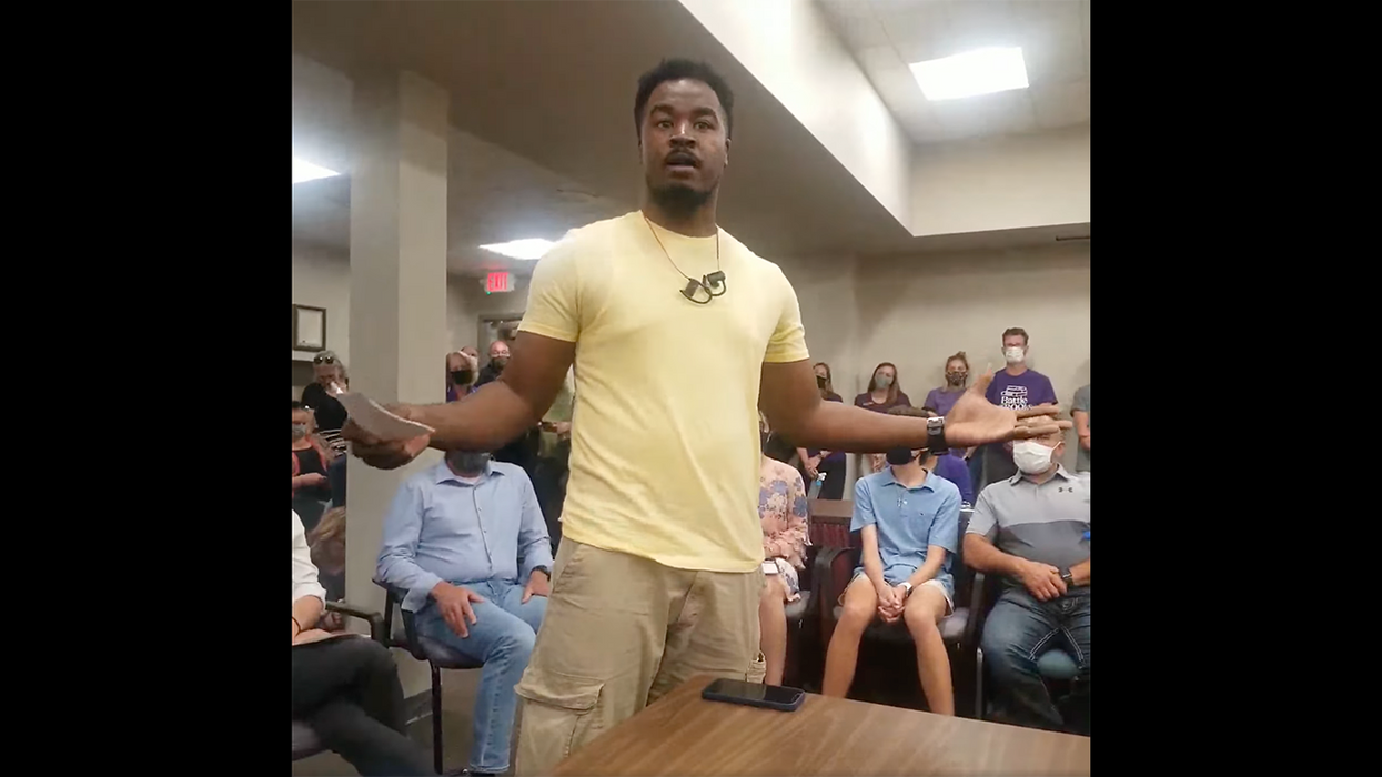 'Are You Serious?': Parent Wrecks School Board Members Who Claim He Can't Succeed Because of 'White Folks'