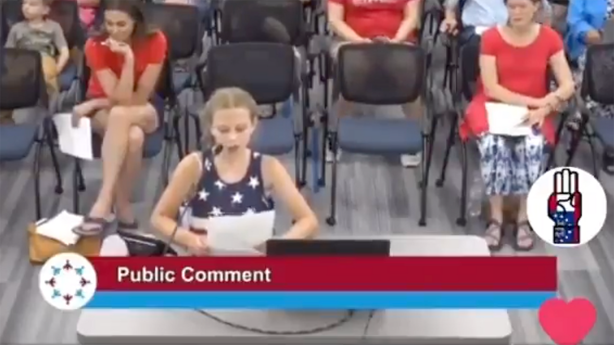 Awesome 9-Year-Old Girl Disembowels School Board for Lying to Her About 'No Politics in Schools'