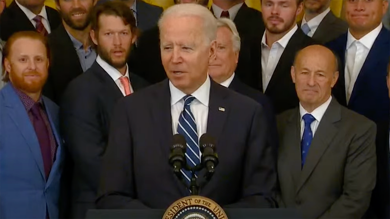 Joe Biden Gets Busted Lying About Baseball Glory to the Los Angeles Dodgers