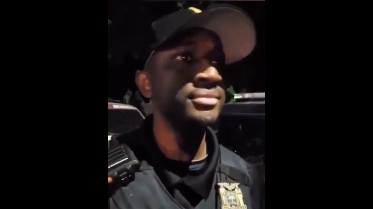 Left-wing Activists Launch Vulgar Tirade Against Portland Cop: 'Everyone of Your Color Hates You'