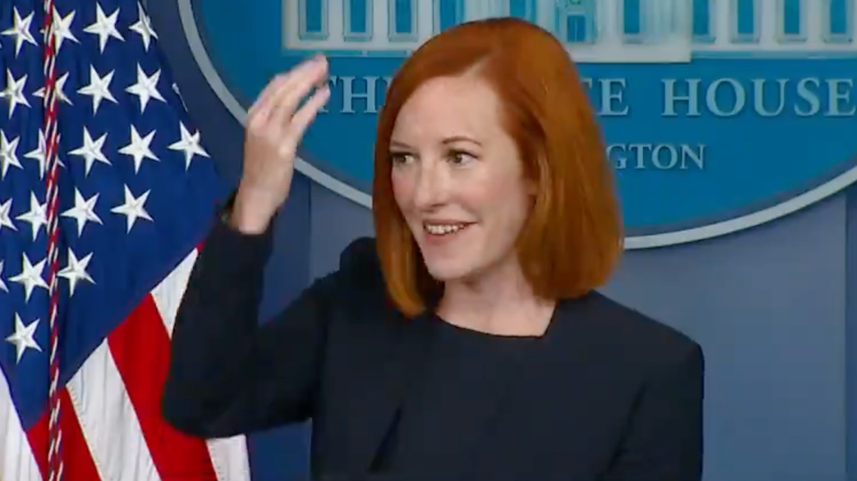 Jen Psaki Stammers When Challenged Why Cuban Protesters Respect American Flag More Than New York Times