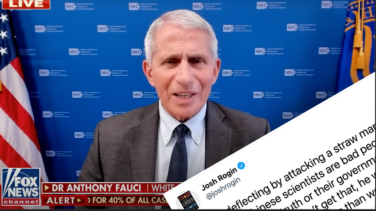 Anthony Fauci Whines About People Criticizing Him, WaPo Reporter Hits Back Hard