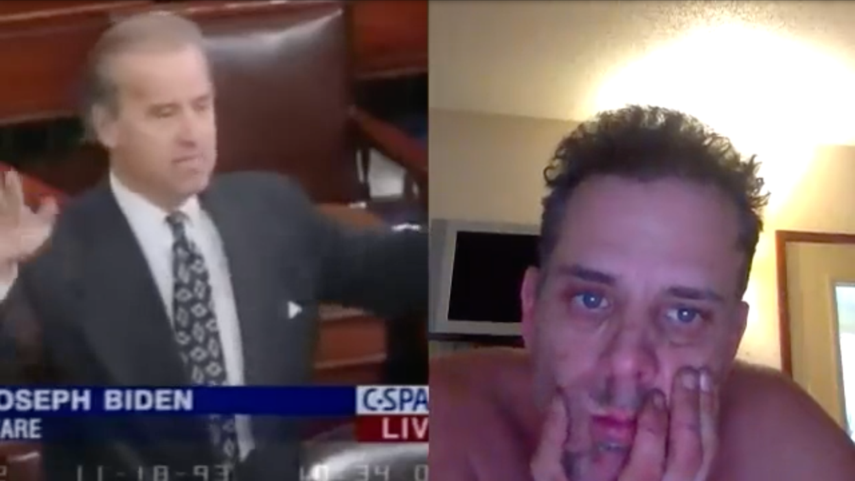 Genius Video Shows Joe Biden Demanding Harsher Penalties for Crack While Hunter Biden Smokes Along