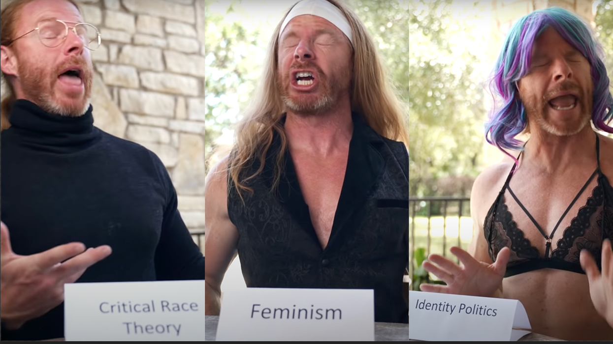 Comedian Imagines Hysterical Conversation Between CRT, Feminism, and Identity Politics