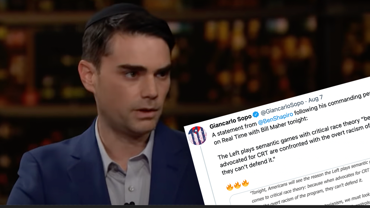 Ben Shapiro Issues Definitive Statement After Decimating CRT Advocate on Bill Maher's Show