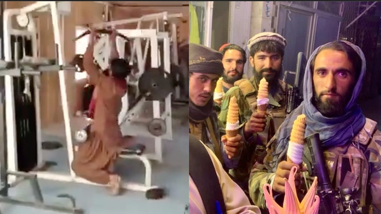 Taliban Tweets About Working Out and Eating Ice Cream Because This Situation Isn't Absurd Enough