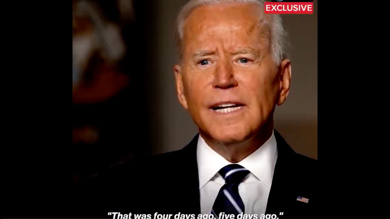 Biden Tells ABC News He Made No Mistakes, Snaps When Asked About 'Afghans Falling' from Airplanes