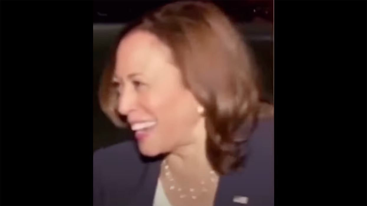Kamala Harris Cackles as Reporter Starts to Ask About Americans Trapped in Afghanistan