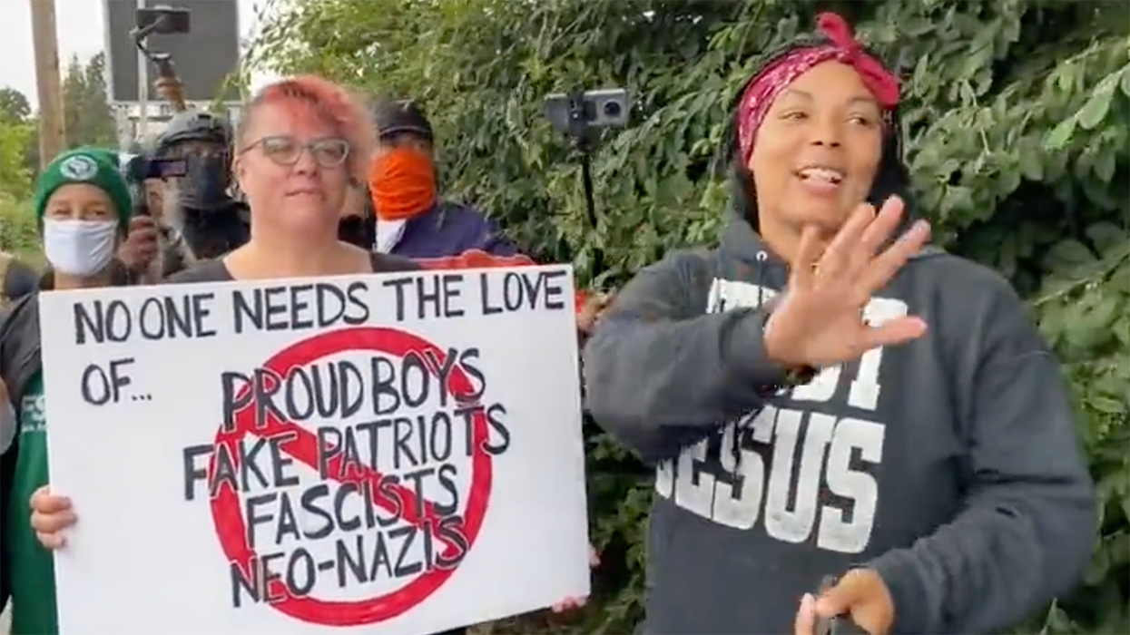 Black Mom Confronts Antifa for Throwing Bombs, Pepper Gas At Her Kids: 'This is What White Liberals Do ...'