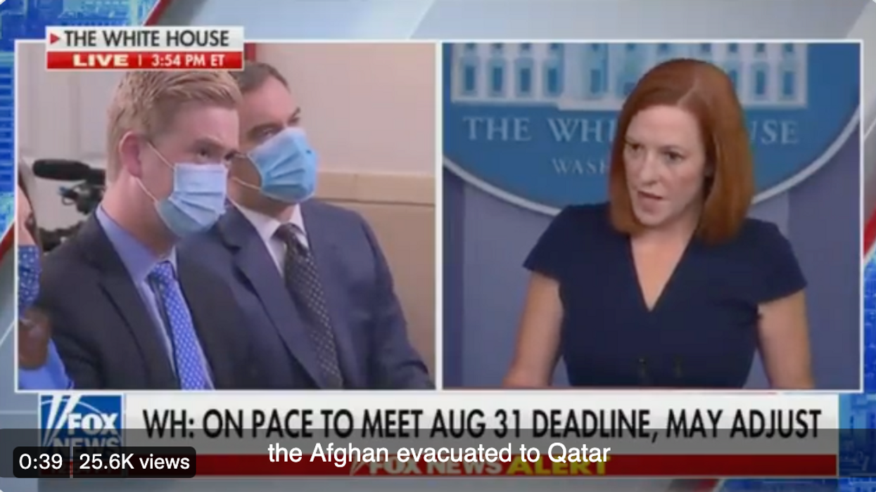 Doocy Hammers Psaki on Admin Leaving Americans in Afghanistan: 'Is there a better word for 'stranded'?!