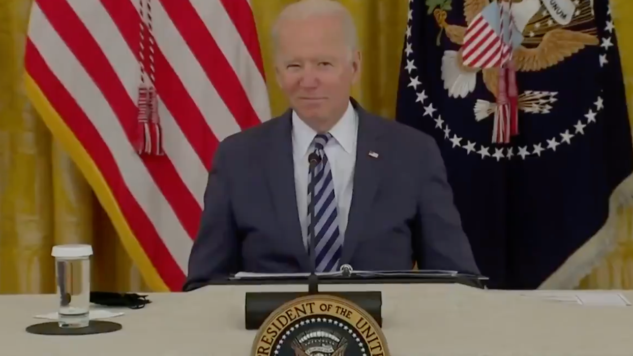 Joe Biden Smirks at Reporter Who Asks About Americans Trapped in Afghanistan