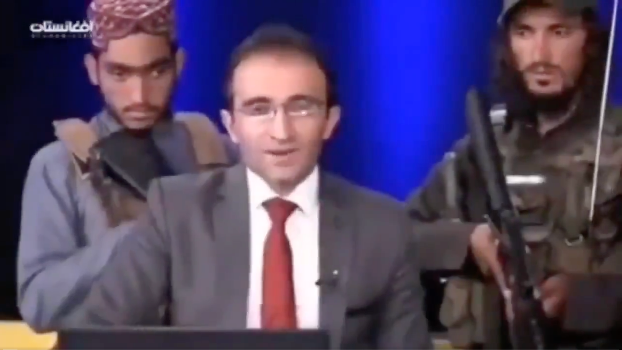 Host of Kabul's 'Peace Studio' Informs Afghans Everything Will Be Okay While He Is Being Held at Gunpoint