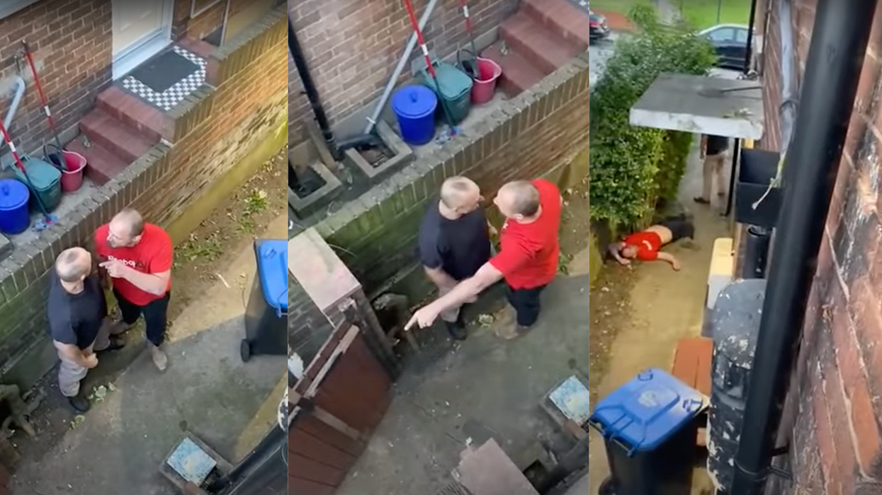 'Jesus ain't f***ing God': Atheist bullies neighbor over cross decoration, gets dropped after eating fists