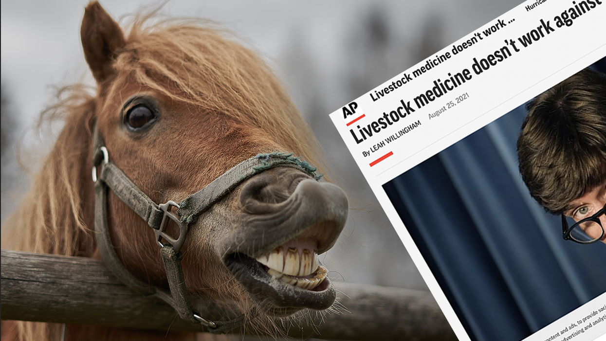 Another Media Fail: Associated Press Misrepresents People Taking 'Livestock Medicine' to Battle C*VID by 68%