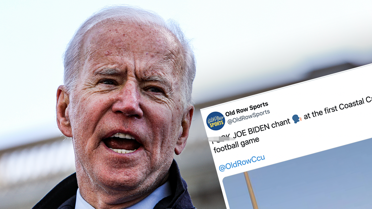 College Bros Get 'F*** Joe Biden" Chants Going at Football Games