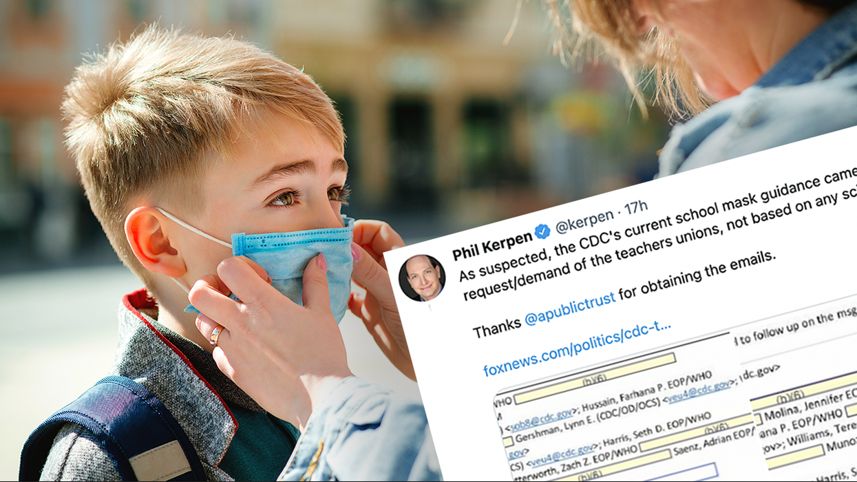 CDC Busted Changing School Mask Guidance to Appease Teachers' Unions. Yes, Again.