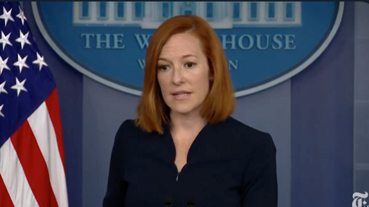 Flashback: Jen Psaki Says it's 'Not Federal Government's Role to Mandate Vaccines' ... Back in July