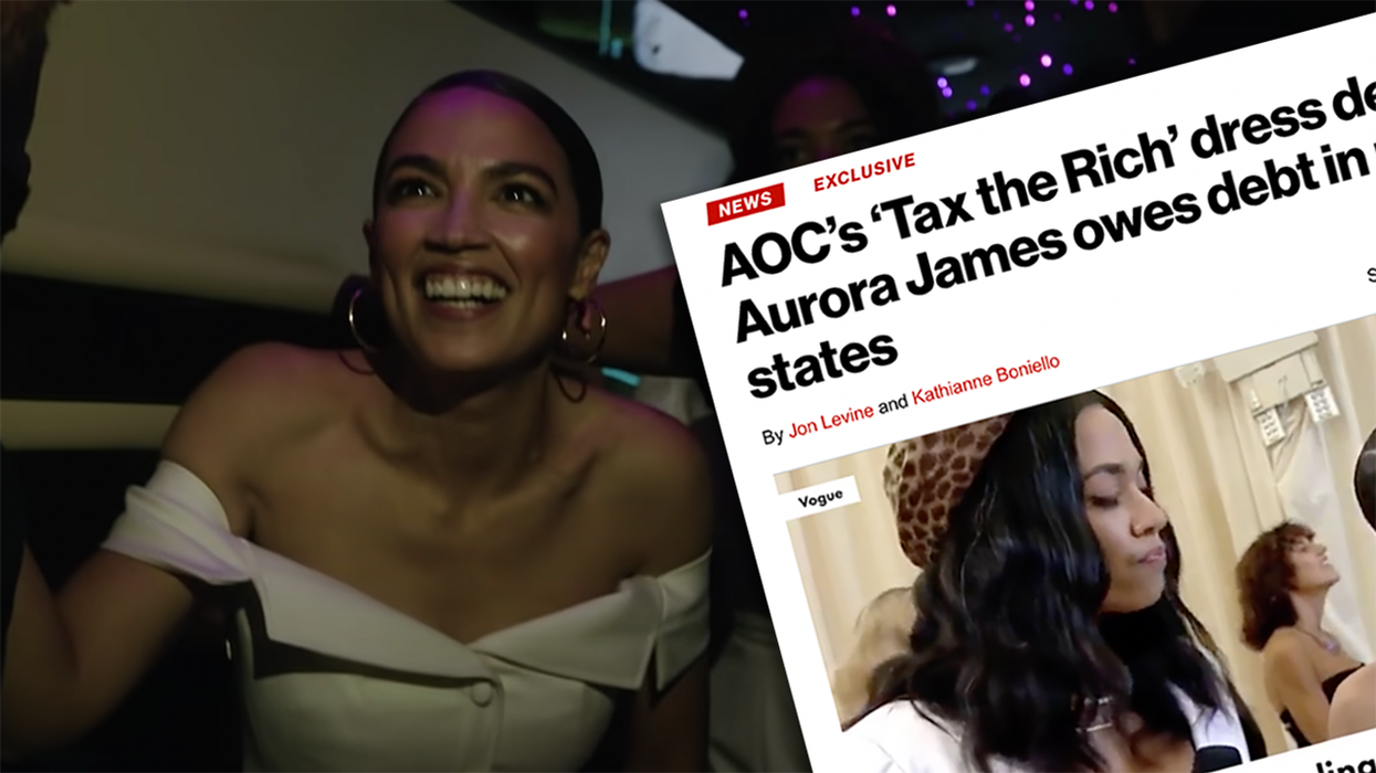 AOC's 'Tax the Rich' Dress? The Designer Owes $100k in Taxes, Allegedly Runs Sweatshop of Unpaid Interns
