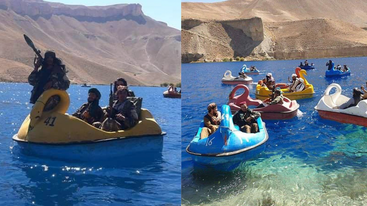 Taliban Floats Down River on Duck Boat Armed with a Rocket Launcher, and the Internet Has Thoughts