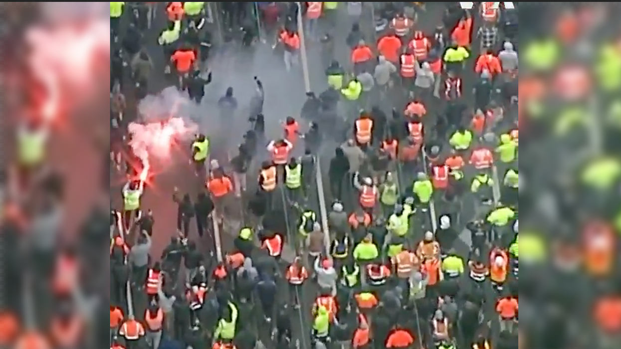 Construction Workers Rise Up Against Australian Lockdown Restrictions and the Footage Is Intense