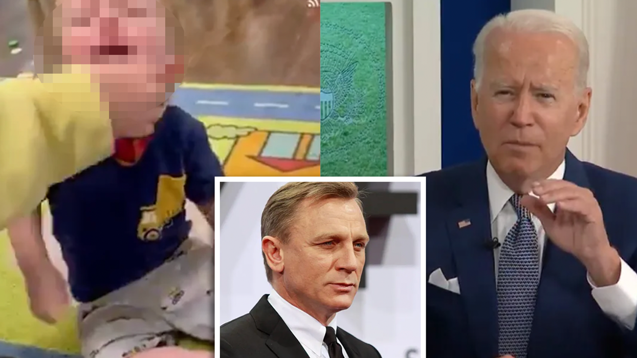 Three You May Have Missed: Girl James Bond, Biden Hearts Big Pharma, and the Face of School Mask Mandates