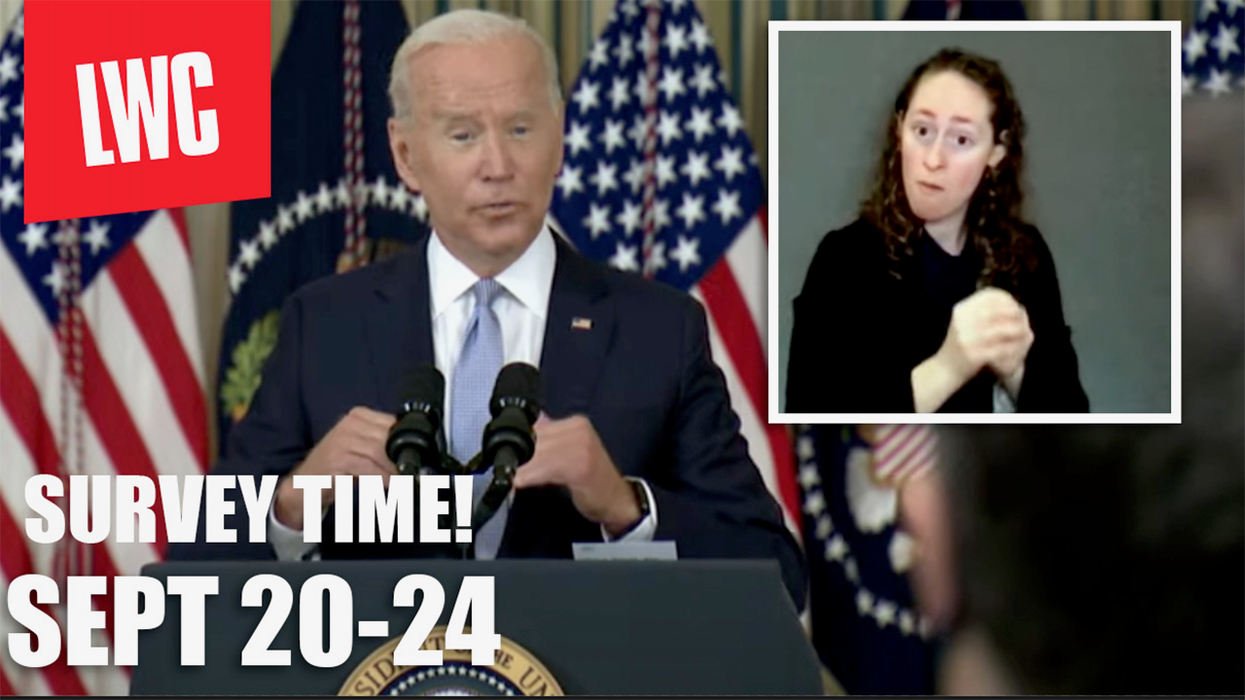 SURVEY FRIDAY: Opine on This Week's News (Sept 20-24)